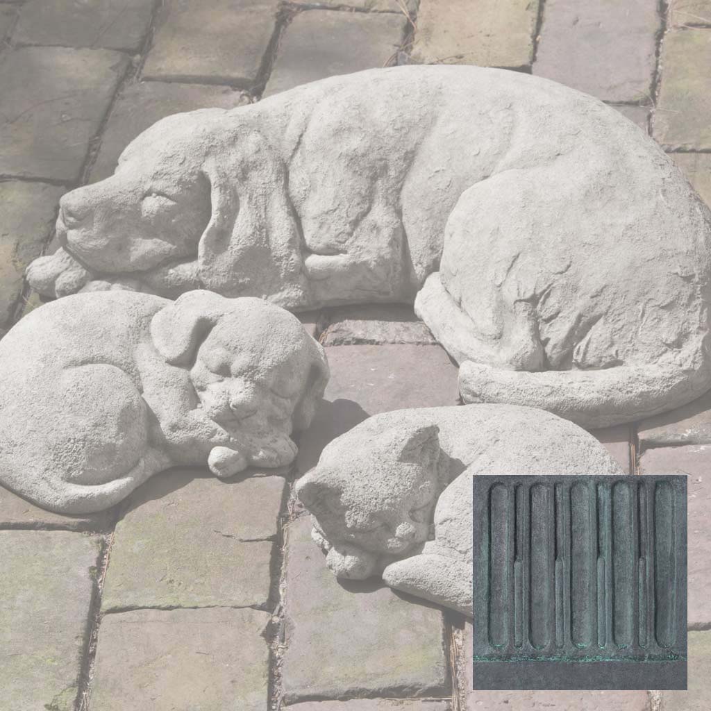 Campania Reclining Dog Garden Statue - A-254 - Image 10
