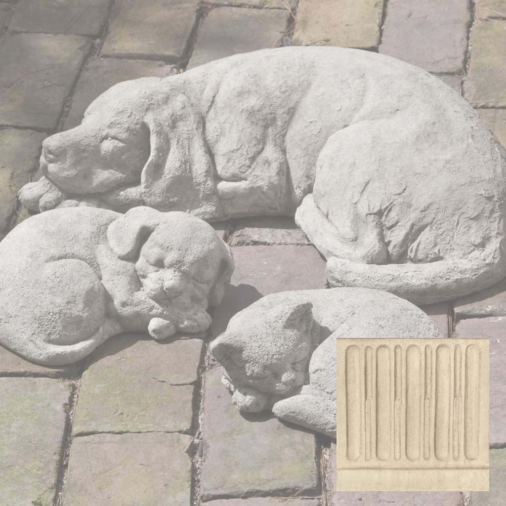 Campania Reclining Dog Garden Statue - A-254 - Image 7