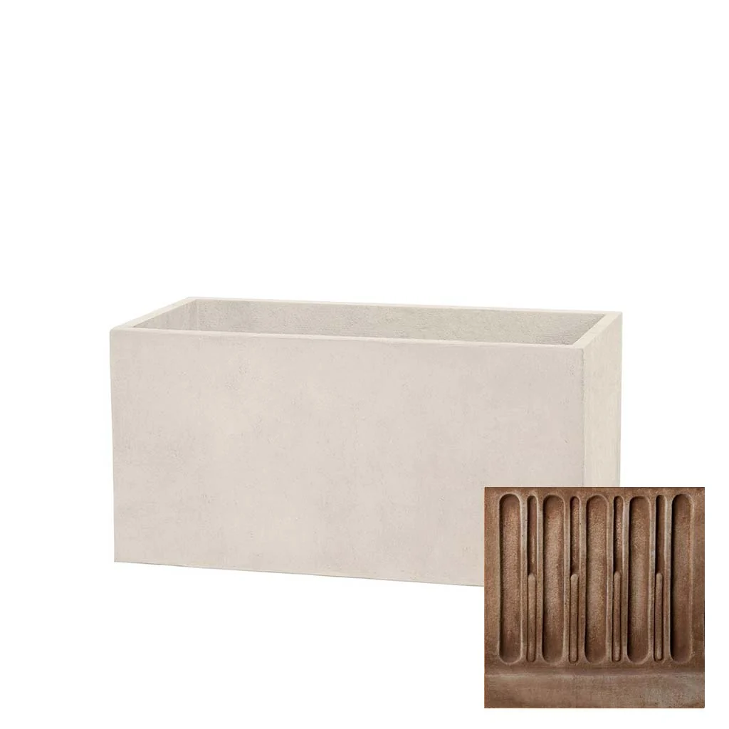 Campania Rectangle Planter - P-1009 - Image 4