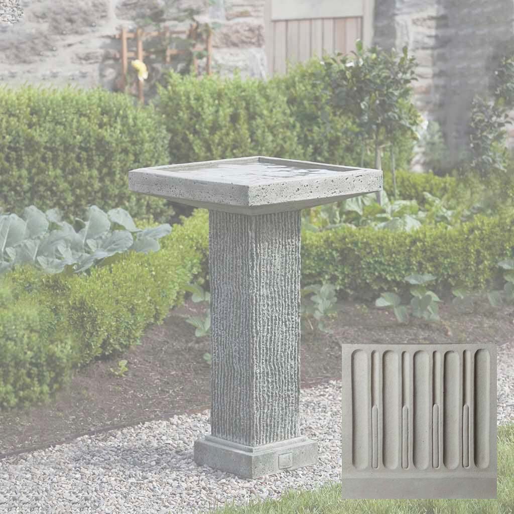 Campania Reef Point Birdbath - B-130 - Image 10