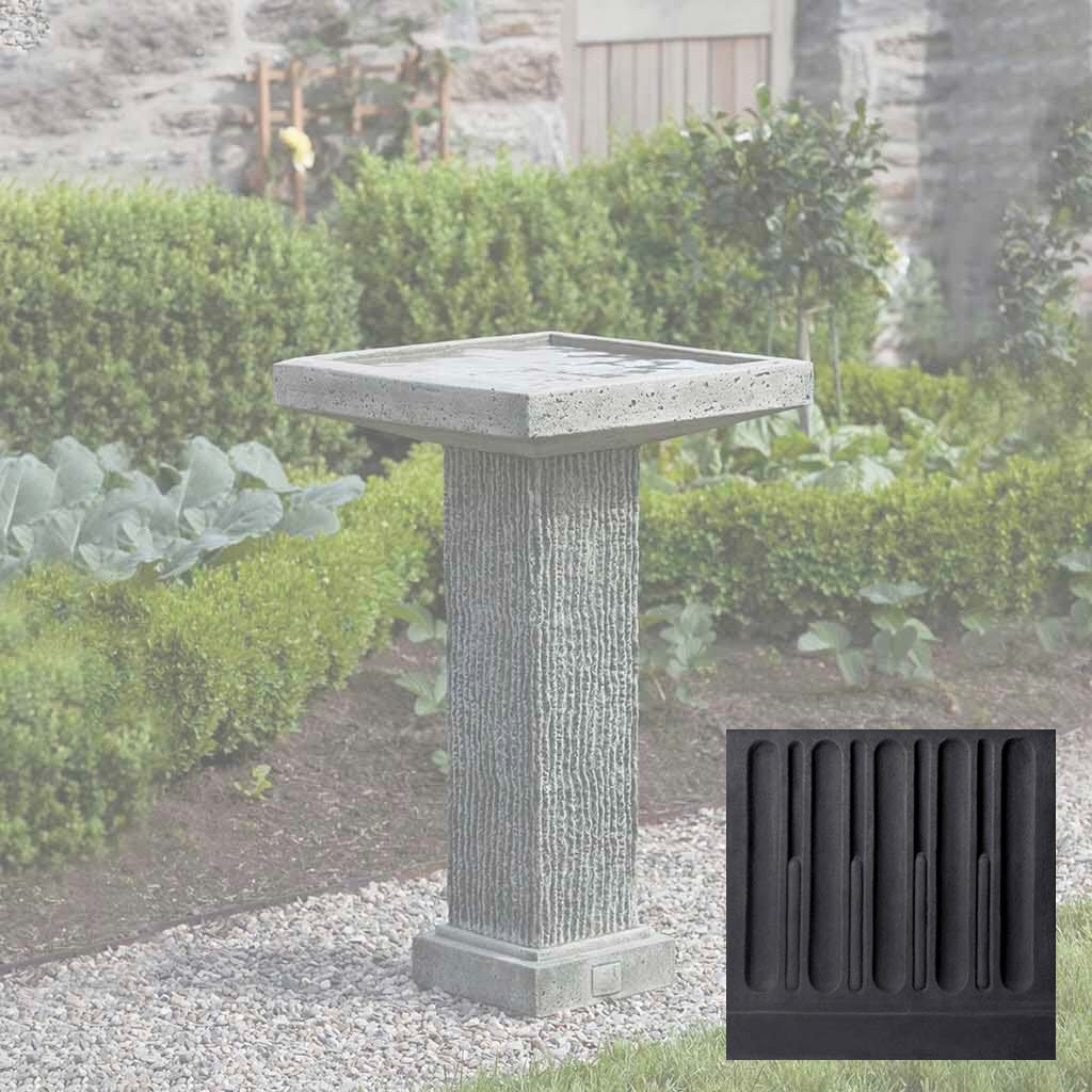 Campania Reef Point Birdbath - B-130 - Image 11