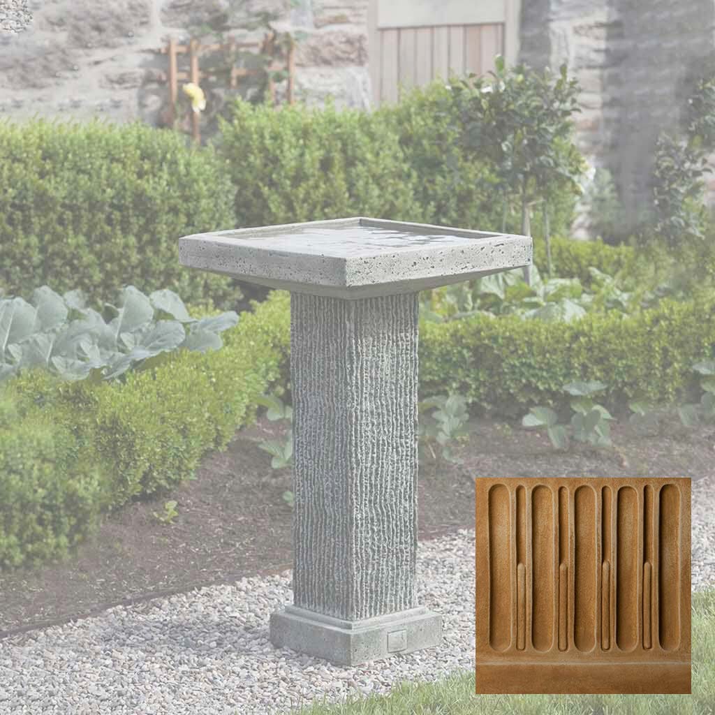 Campania Reef Point Birdbath - B-130 - Image 13