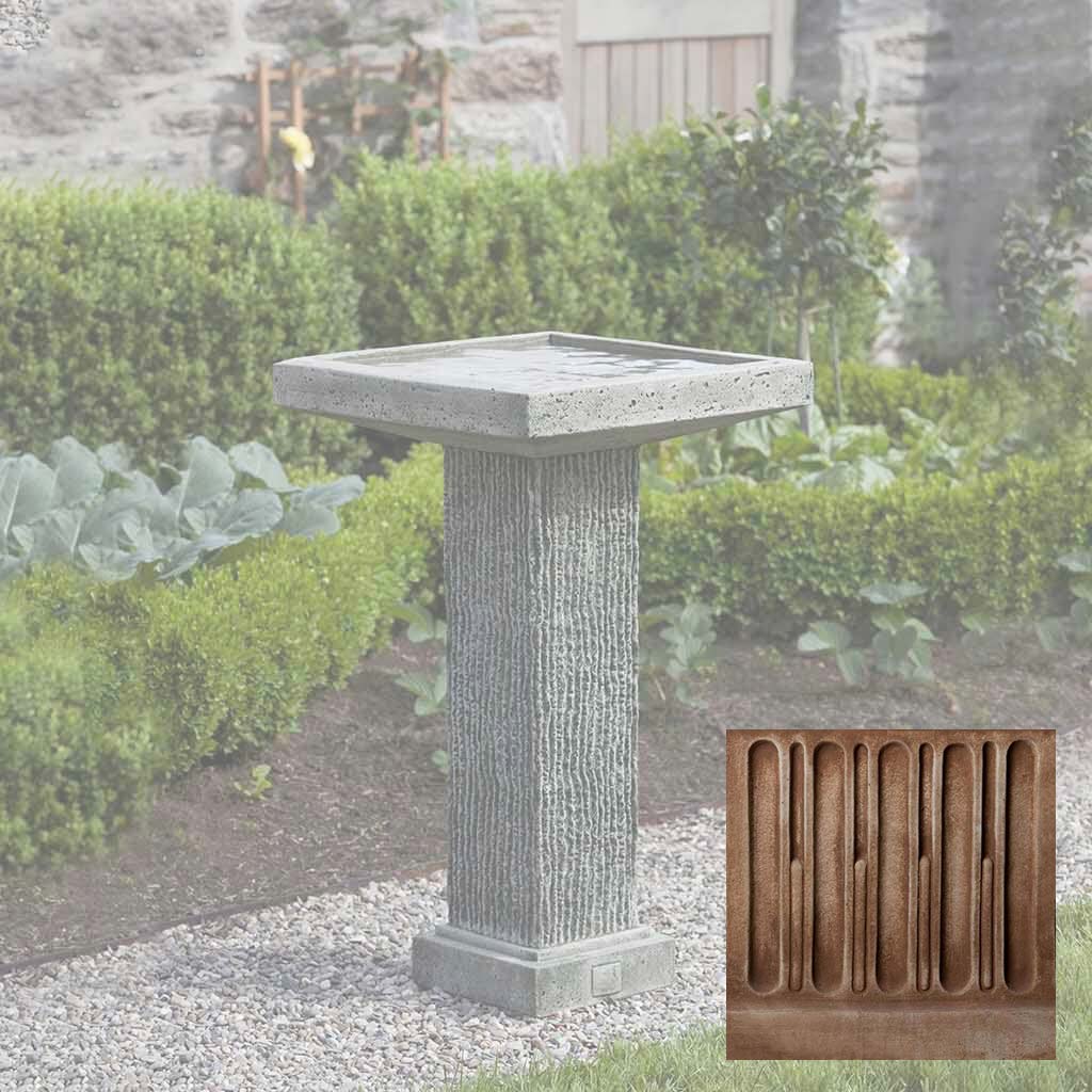 Campania Reef Point Birdbath - B-130 - Image 3