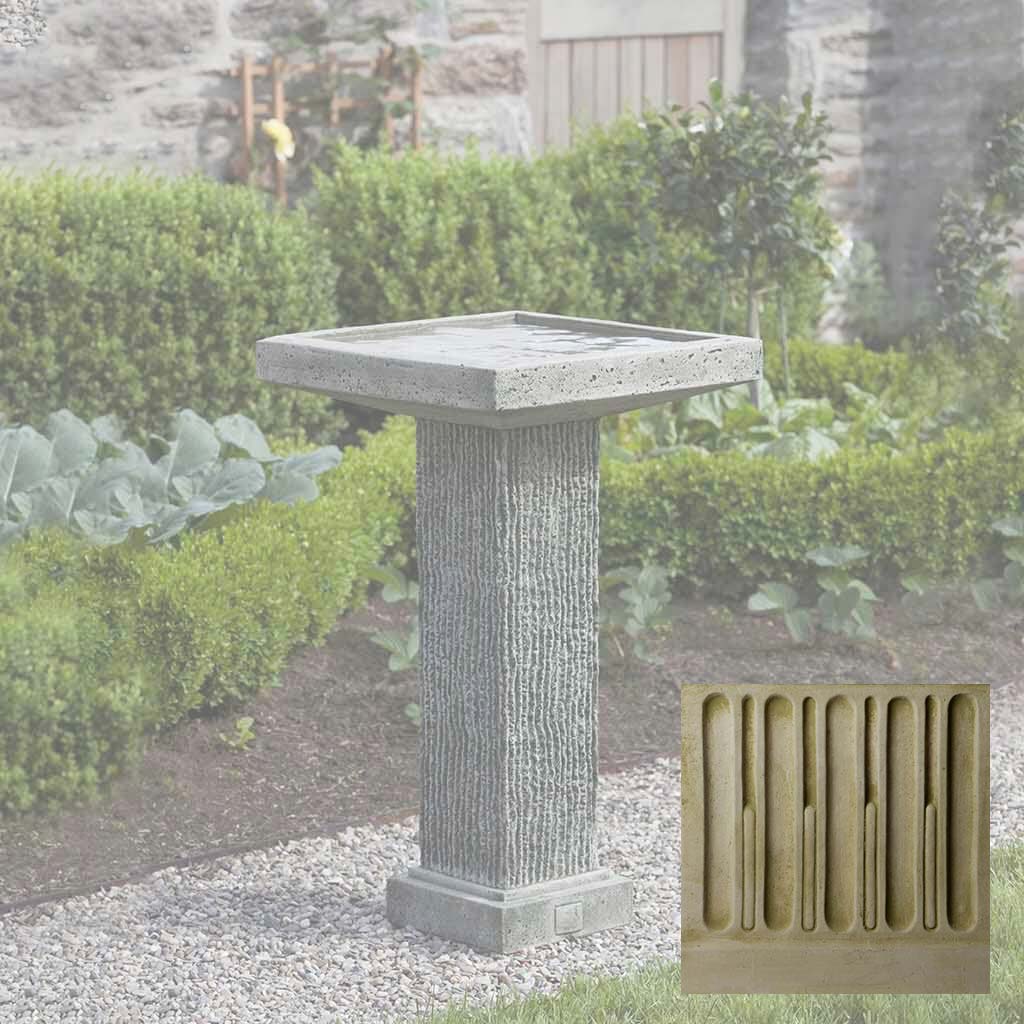 Campania Reef Point Birdbath - B-130 - Image 5