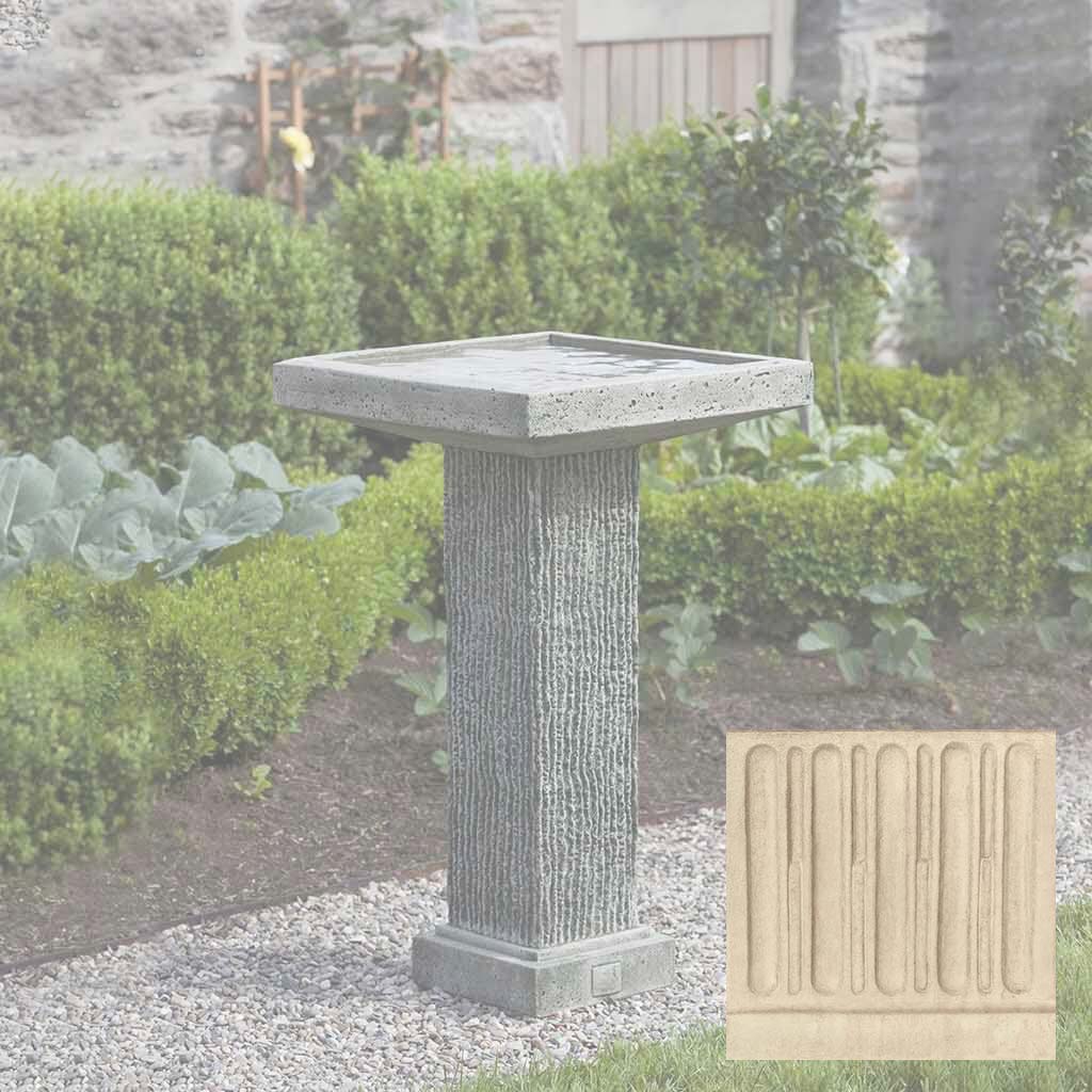 Campania Reef Point Birdbath - B-130 - Image 6