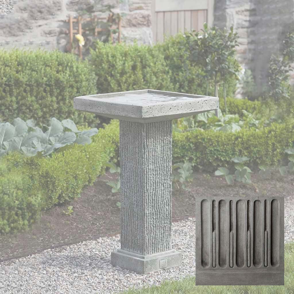 Campania Reef Point Birdbath - B-130 - Image 8