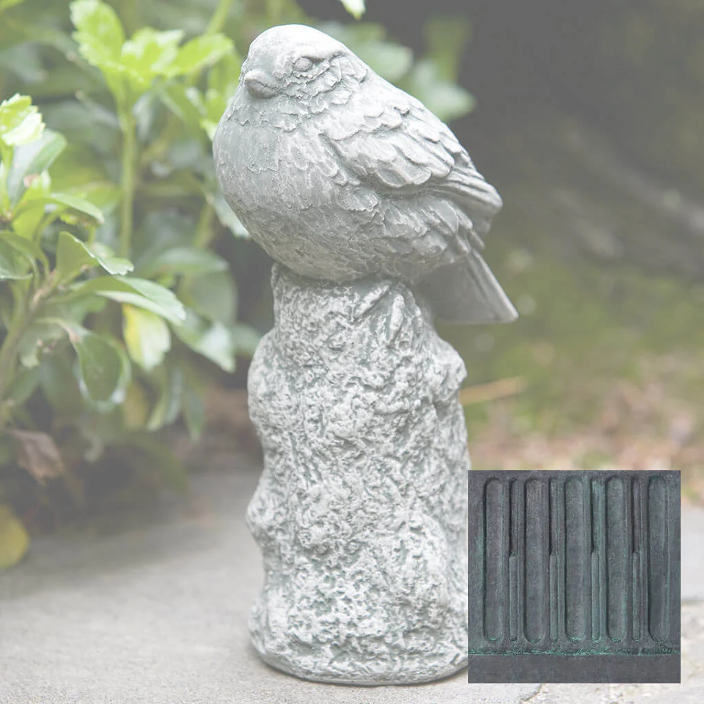 Campania Resting Bird Garden Statue - A-355 - Image 10