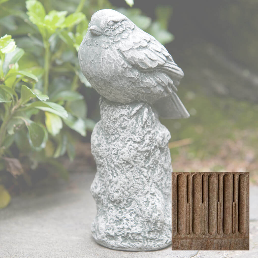 Campania Resting Bird Garden Statue - A-355 - Image 2