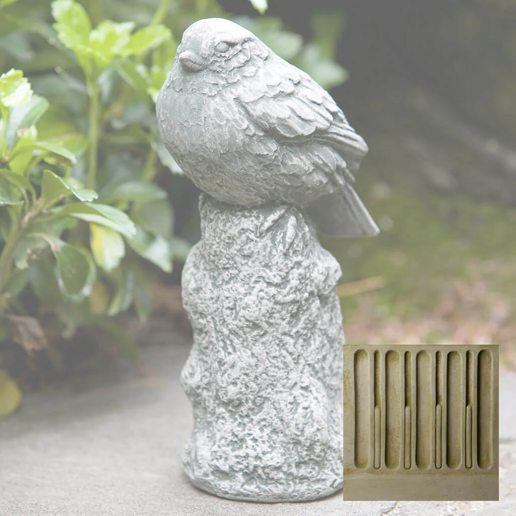 Campania Resting Bird Garden Statue - A-355 - Image 6