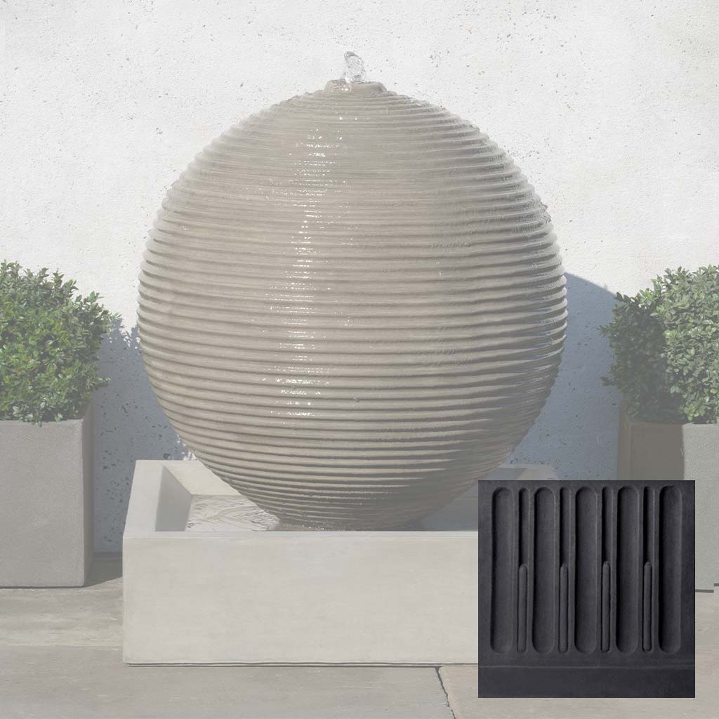 Campania Ribbed Sphere Fountain - GFRCFT-1114 - Image 10
