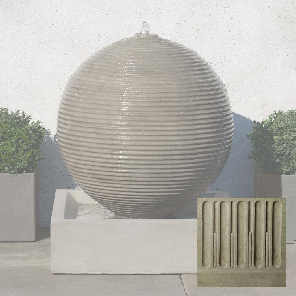 Campania Ribbed Sphere Fountain - GFRCFT-1114 - Image 13