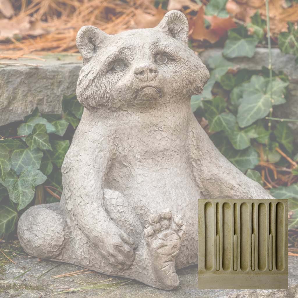 Campania Ricky Racoon Garden Statue - A-599 - Image 5