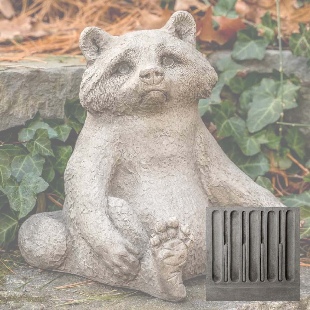 Campania Ricky Racoon Garden Statue - A-599 - Image 8