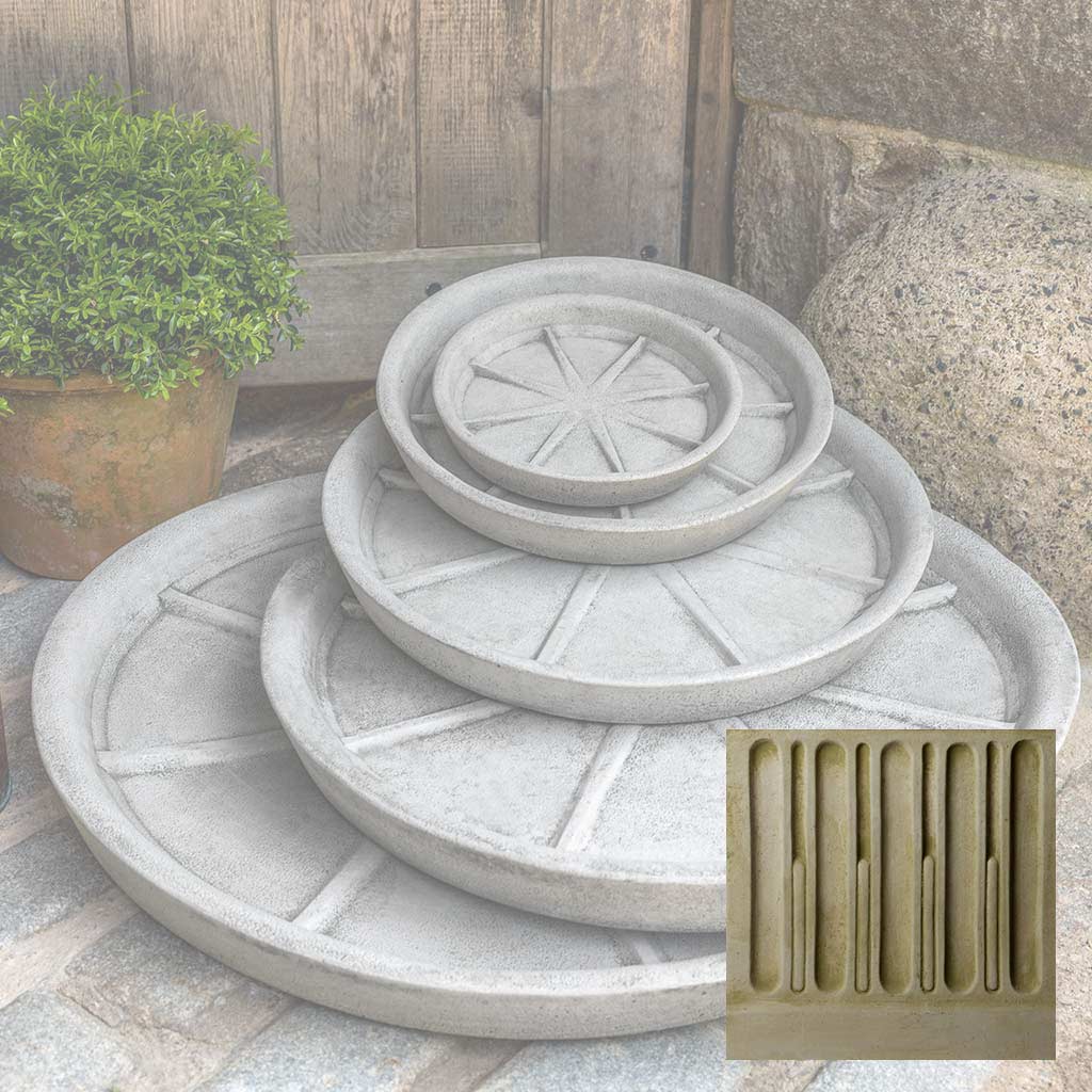Campania Saucer Garden Statue - PS-004 - Image 6