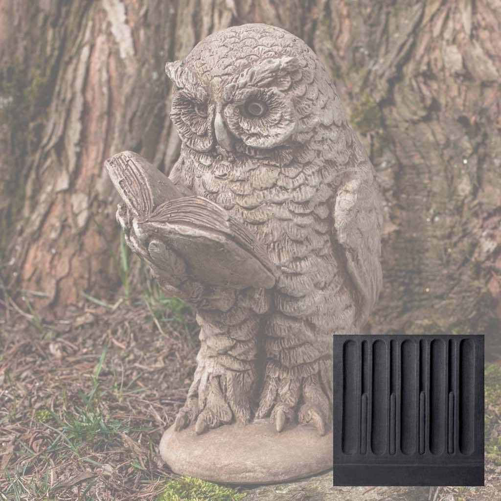 Campania Scholarly Owl Garden Statue - A-520 - Image 11