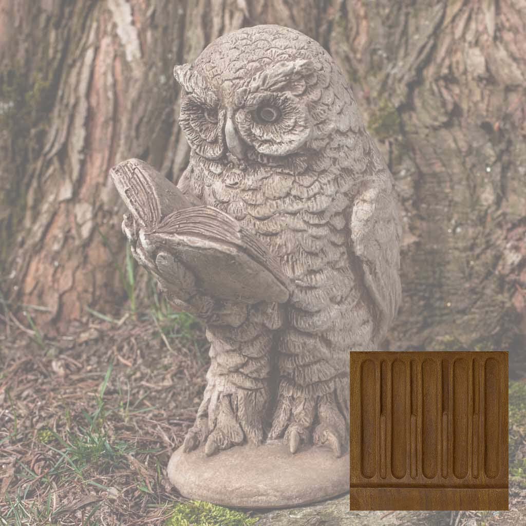 Campania Scholarly Owl Garden Statue - A-520 - Image 12
