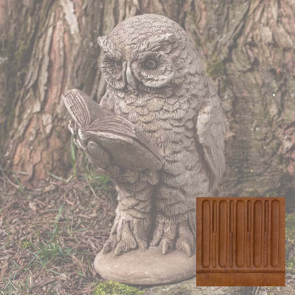 Campania Scholarly Owl Garden Statue - A-520 - Image 7