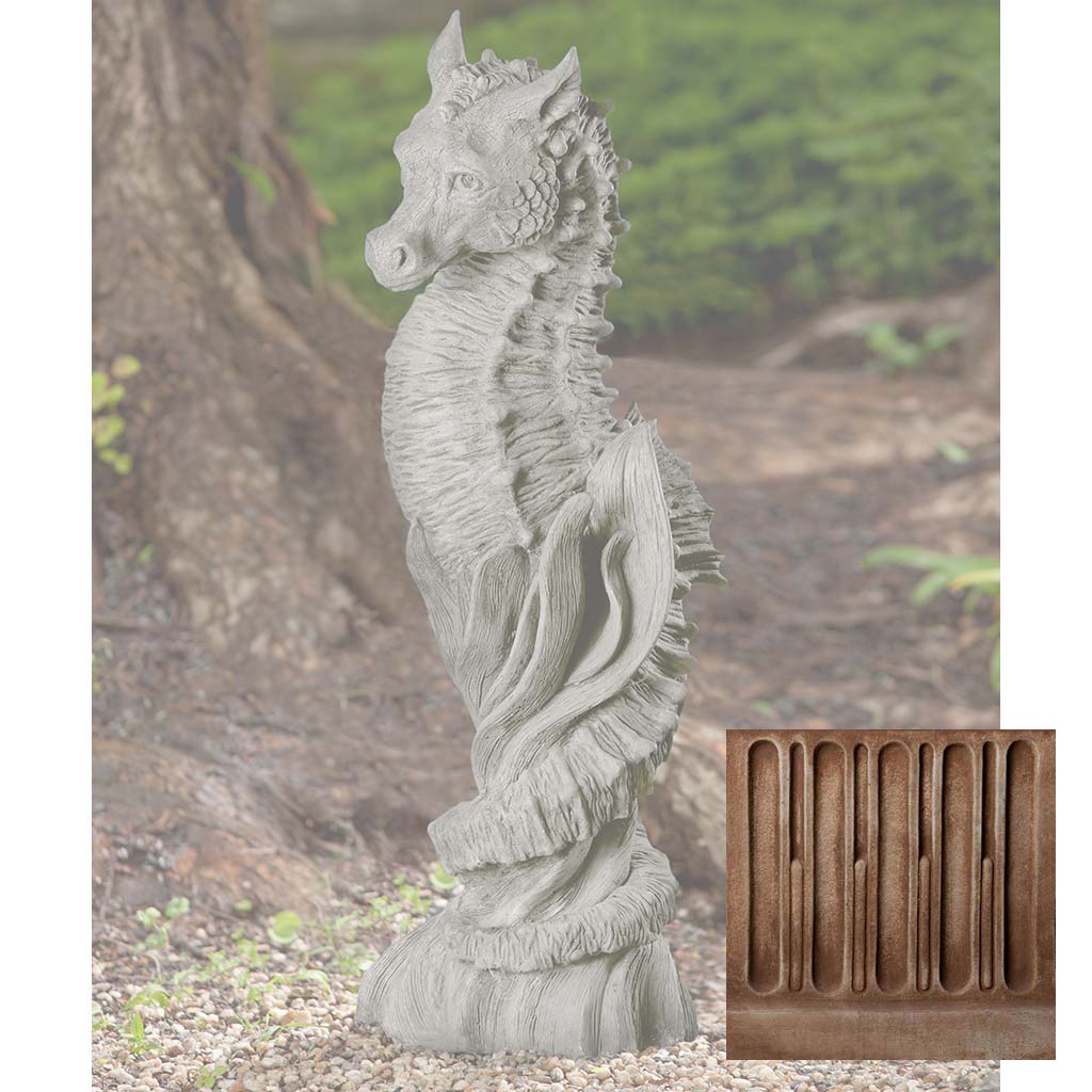Campania Sea Dragon Garden Statue - S-536 - Image 3