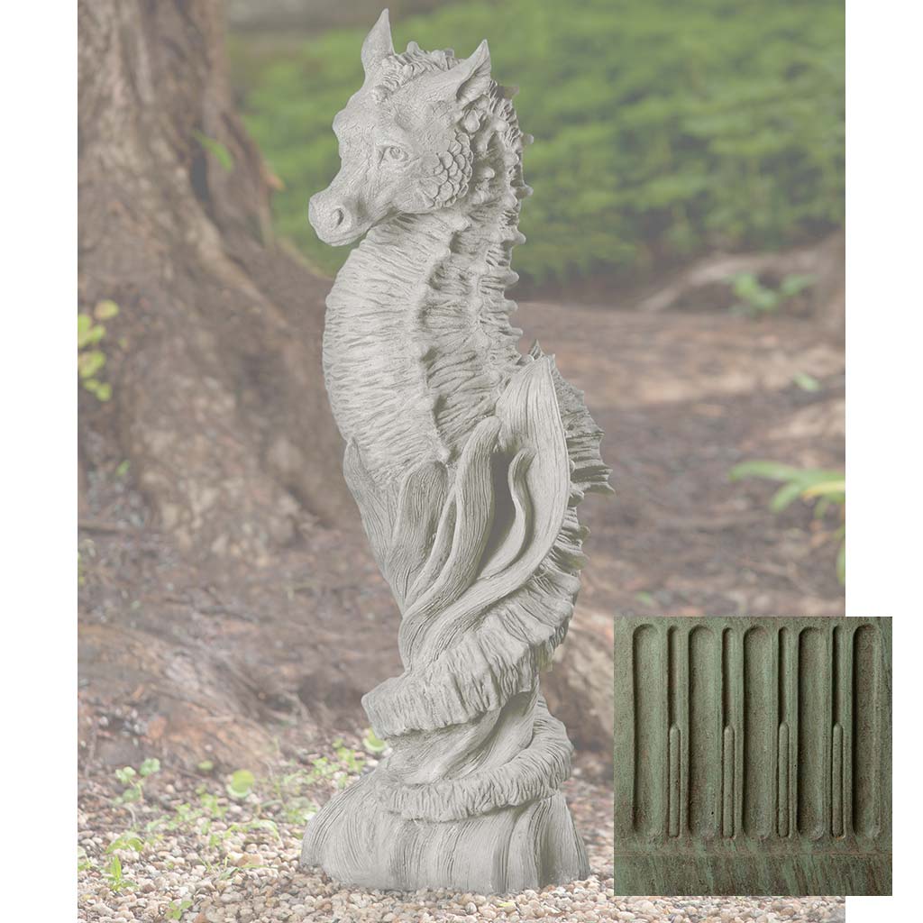 Campania Sea Dragon Garden Statue - S-536 - Image 4
