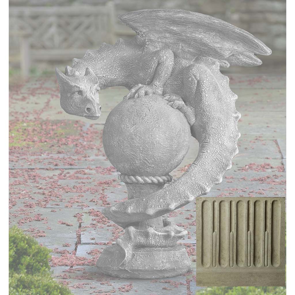 Campania Sentry Dragon Garden Statue - S-538 - Image 14