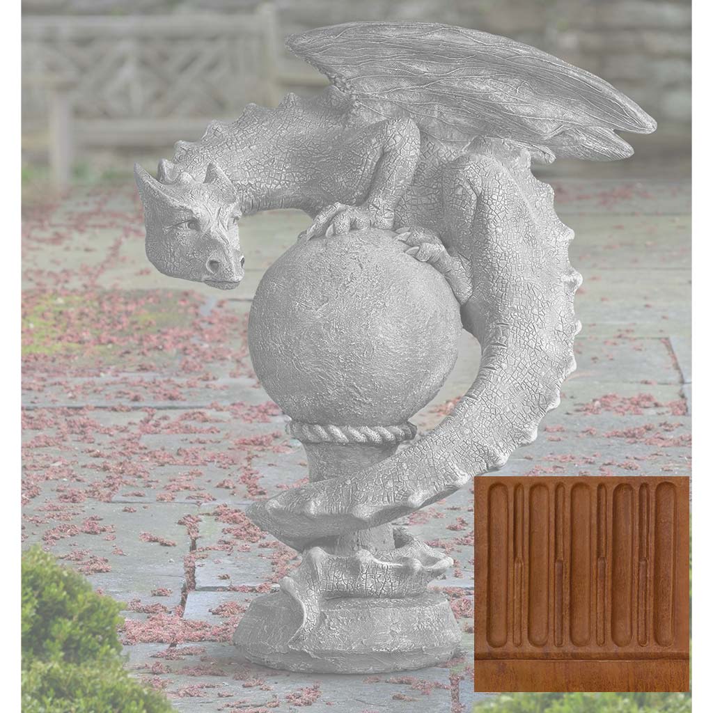 Campania Sentry Dragon Garden Statue - S-538 - Image 7