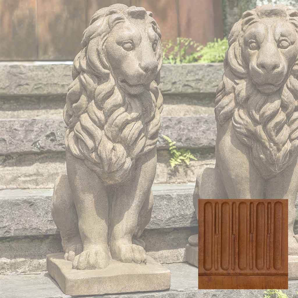 Campania Sentry Lion Garden Statue - A-651 SET - Image 22