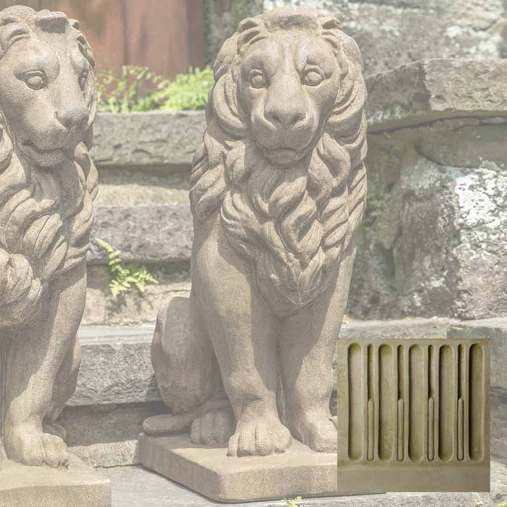 Campania Sentry Lion Garden Statue - A-651 SET - Image 33