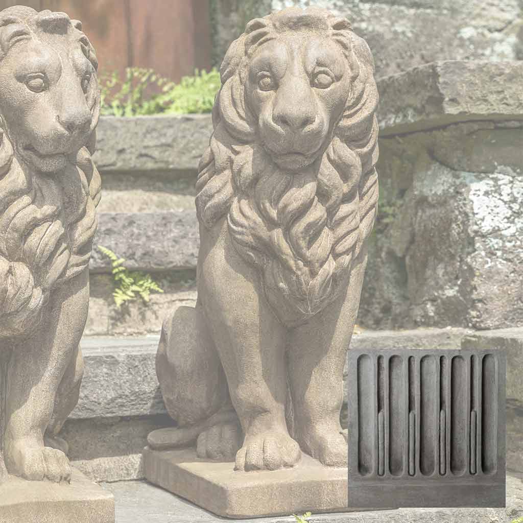 Campania Sentry Lion Garden Statue - A-651 SET - Image 36