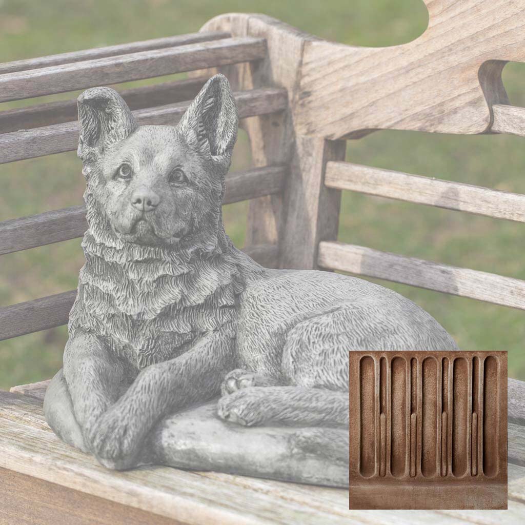 Campania Shepherd Pup Garden Statue - A-519 - Image 3