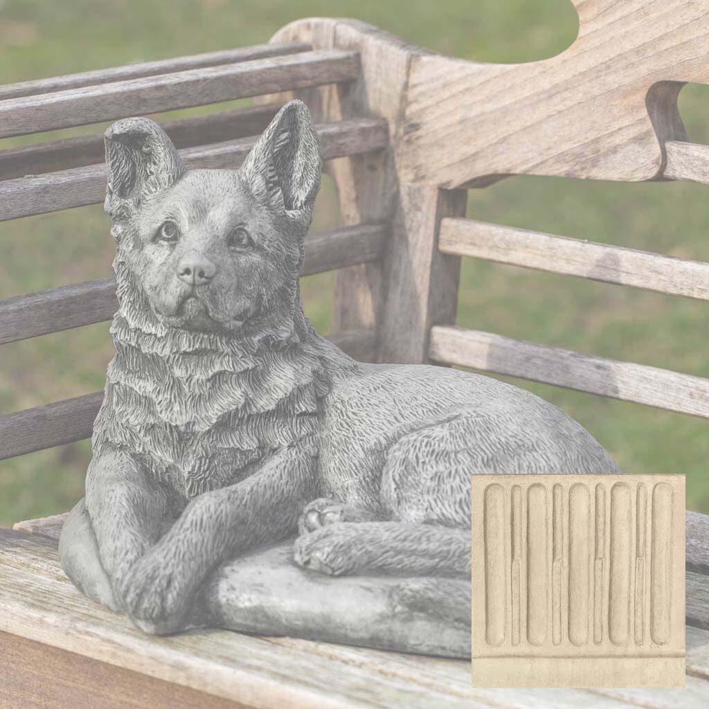 Campania Shepherd Pup Garden Statue - A-519 - Image 6
