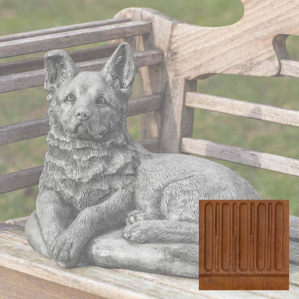 Campania Shepherd Pup Garden Statue - A-519 - Image 7