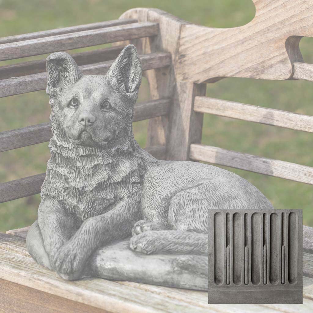 Campania Shepherd Pup Garden Statue - A-519 - Image 8