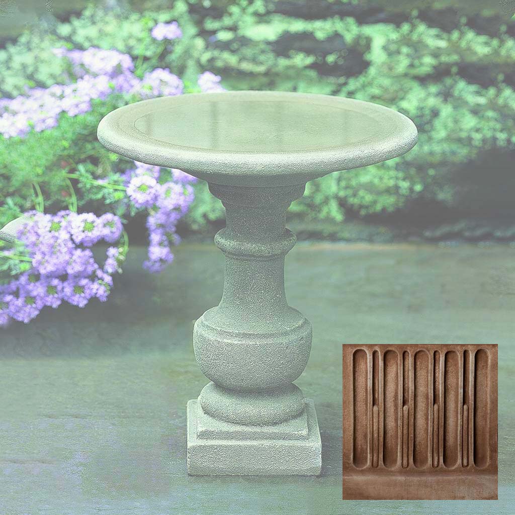 Campania Siena Birdbath - B-075 - Image 4