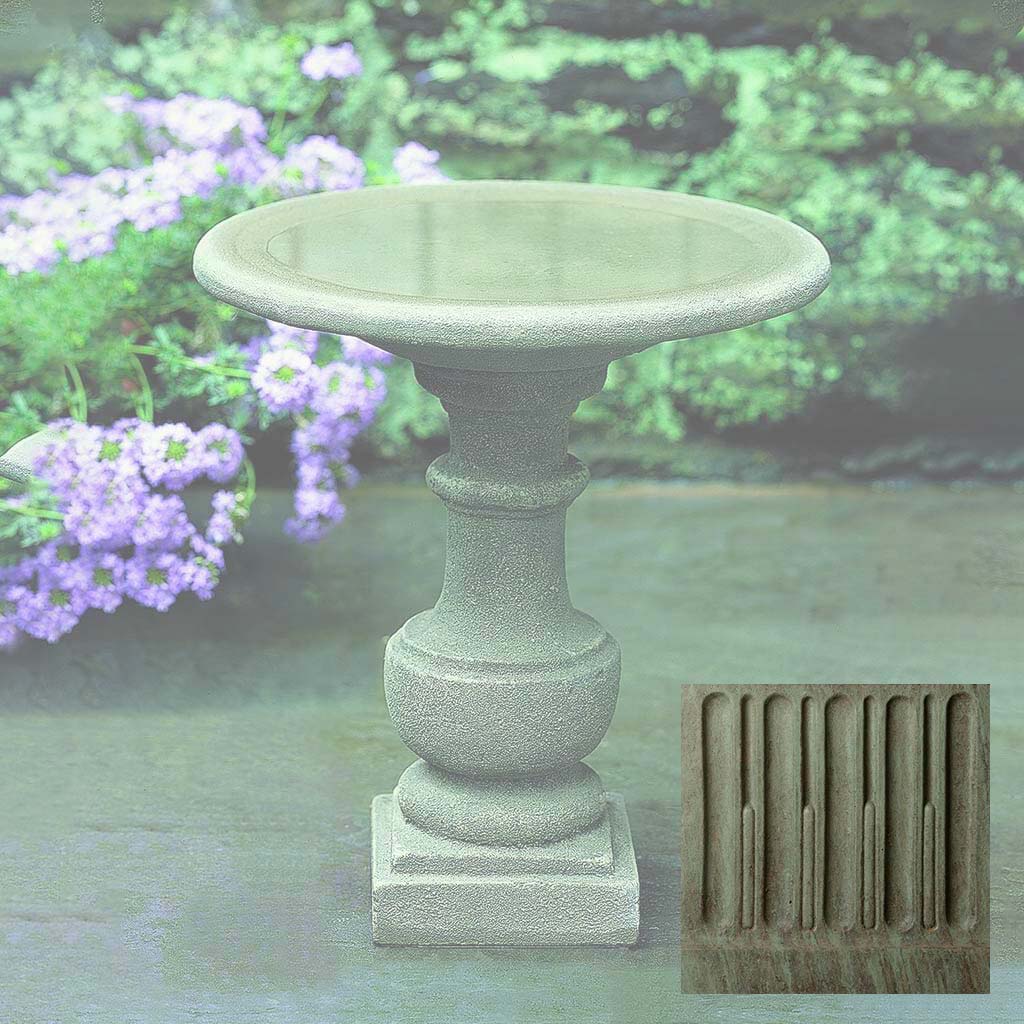 Campania Siena Birdbath - B-075 - Image 5