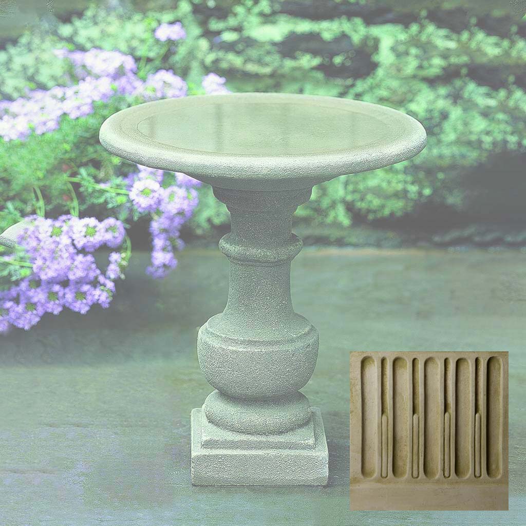 Campania Siena Birdbath - B-075 - Image 6