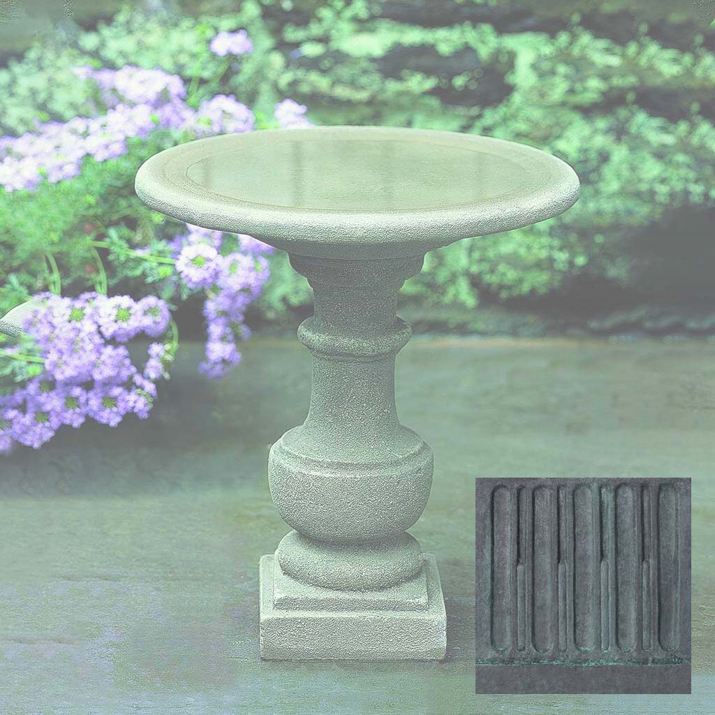 Campania Siena Birdbath - B-075 - Image 9
