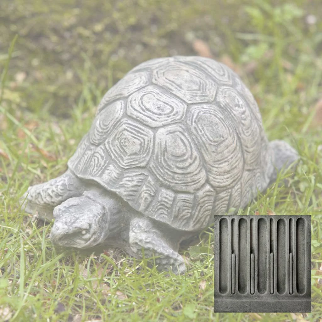 Campania Small Turtle Garden Statue - A-093 - Image 3
