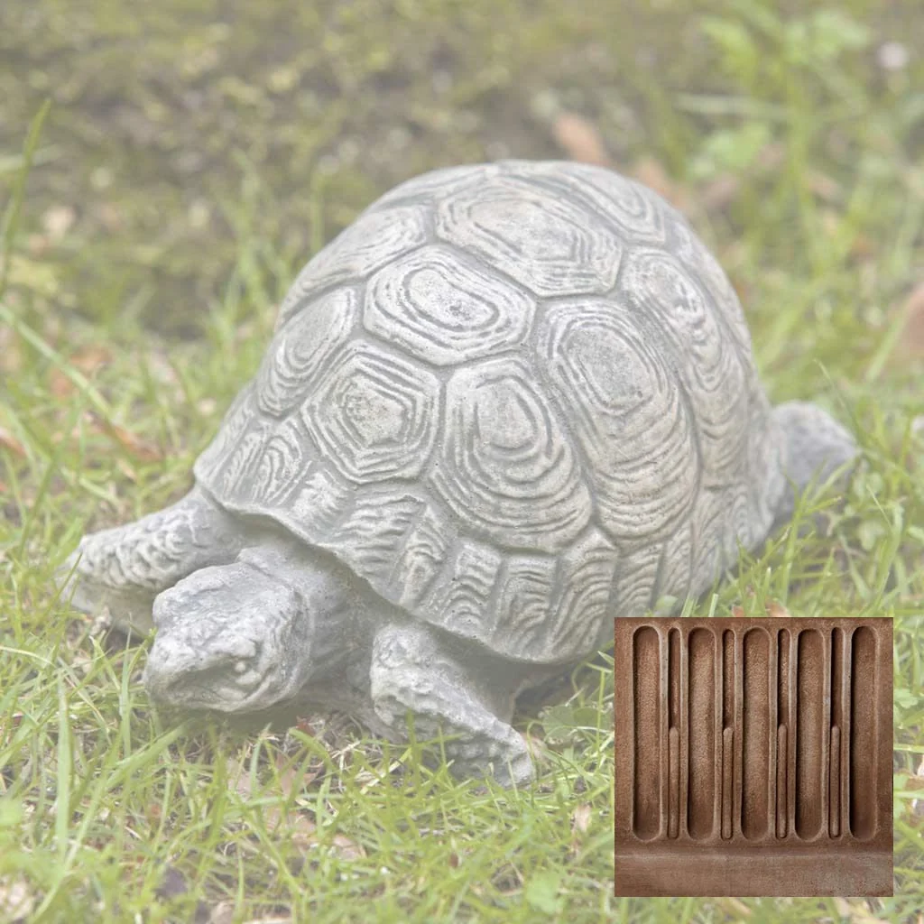 Campania Small Turtle Garden Statue - A-093 - Image 4