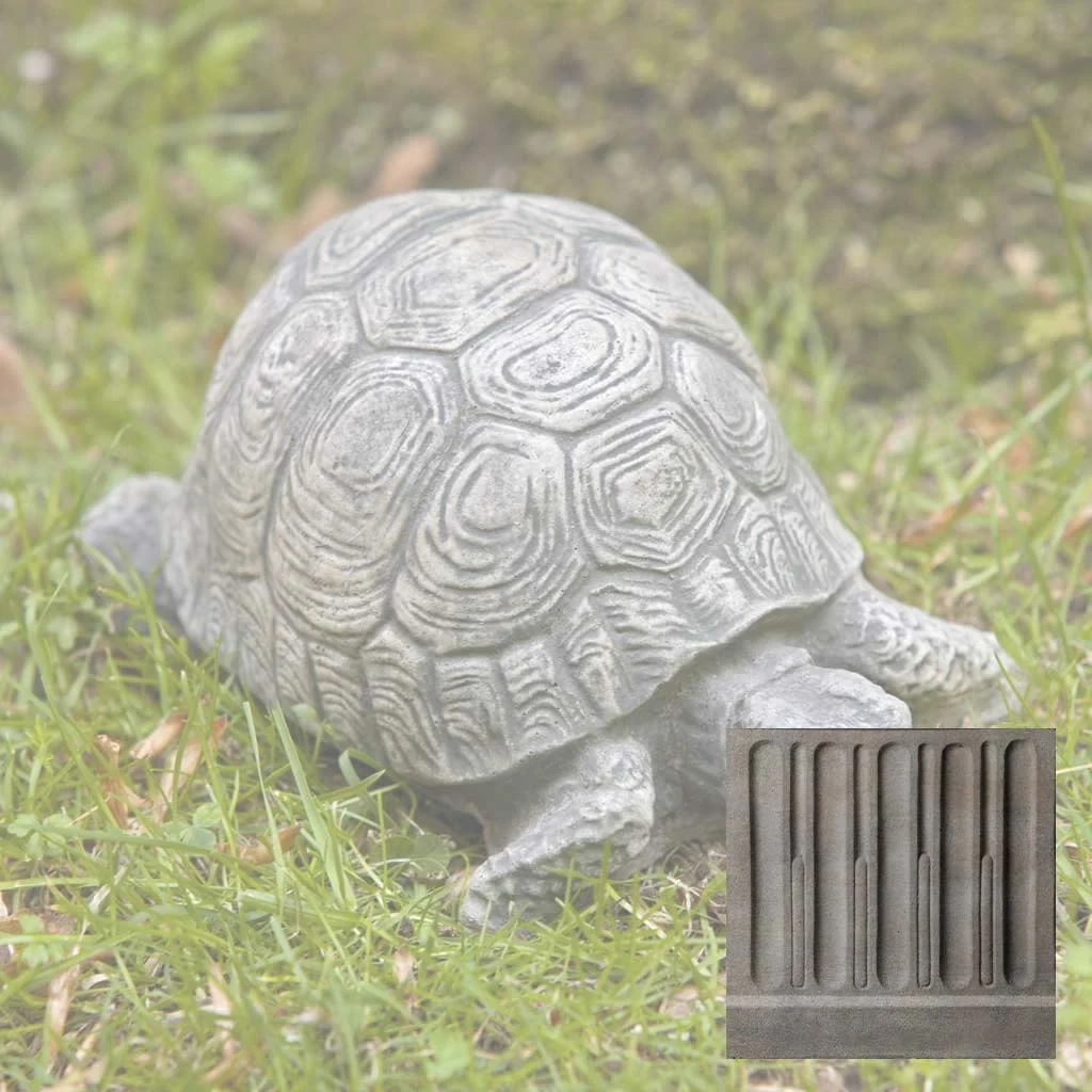 Campania Small Turtle Garden Statue - A-093 - Image 6