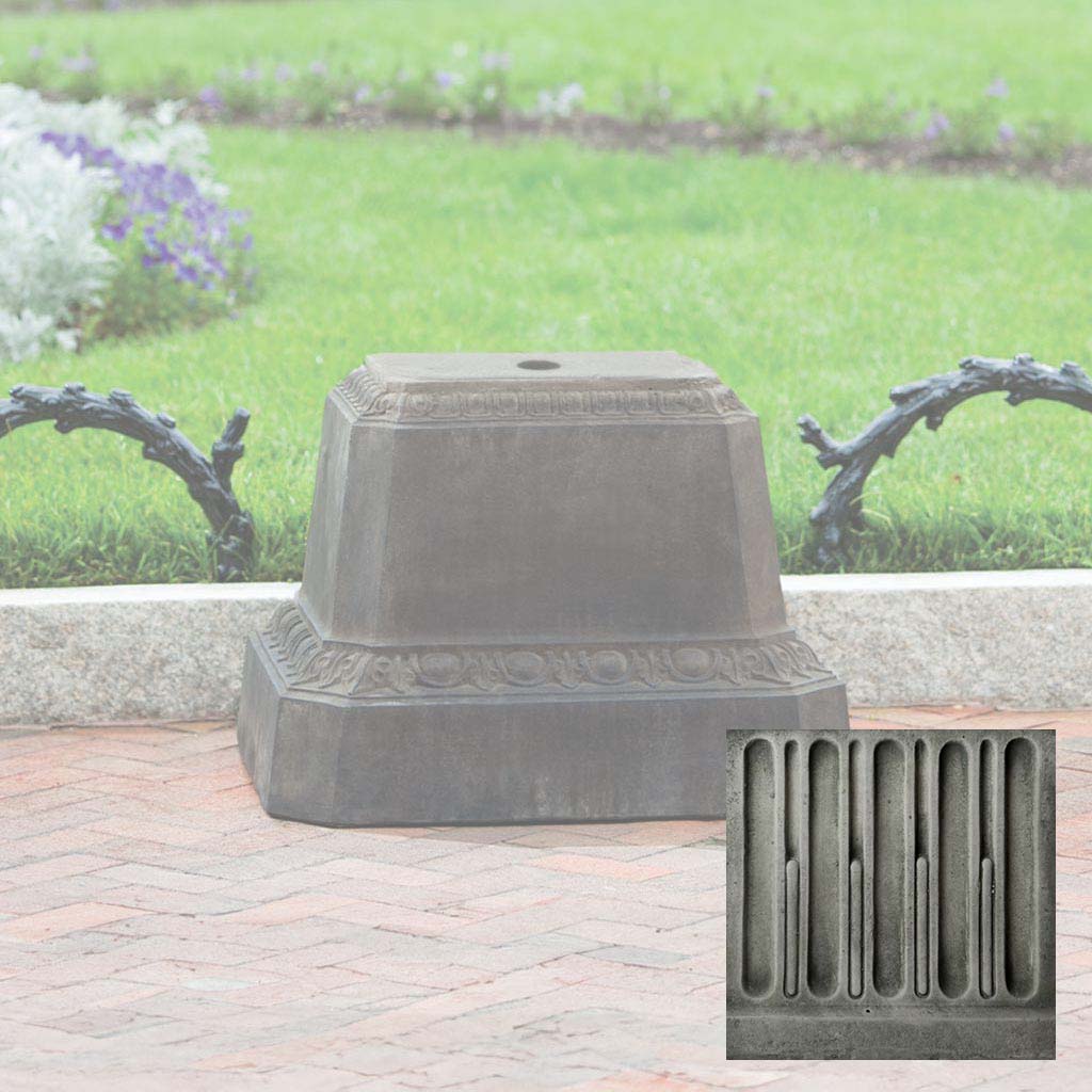 Campania Smithsonian Egg and Dart Pedestal - PD-179 - Image 3