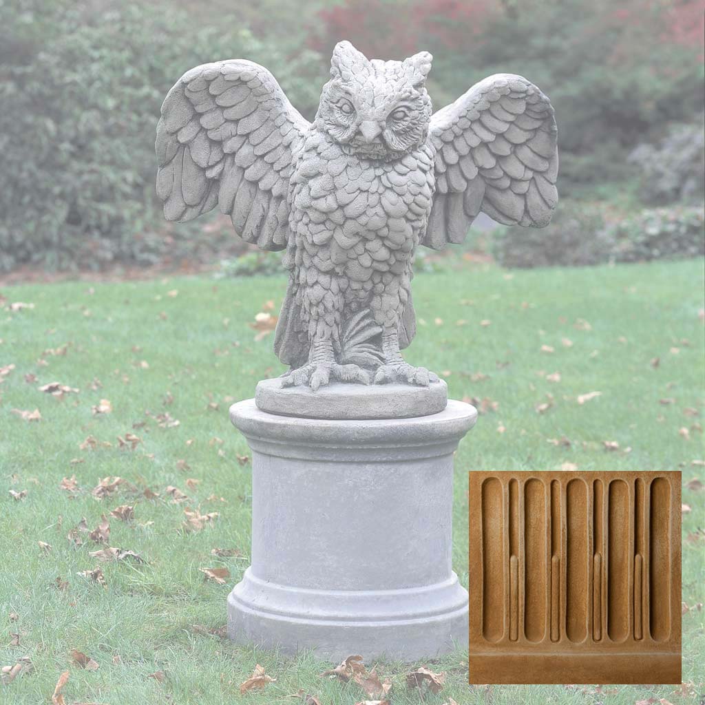 Campania Soaring Owl Garden Statue - A-267 - Image 13