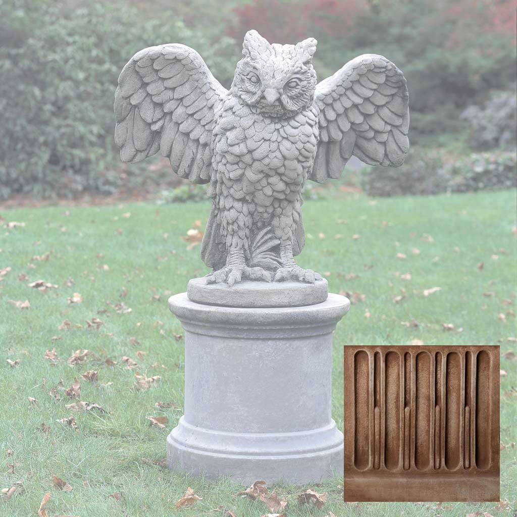 Campania Soaring Owl Garden Statue - A-267 - Image 3