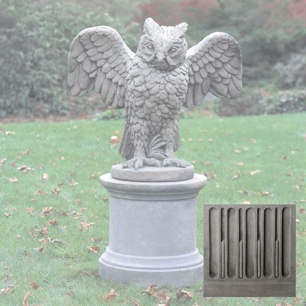 Campania Soaring Owl Garden Statue - A-267 - Image 8