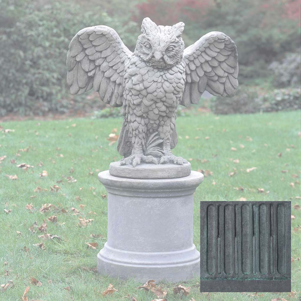 Campania Soaring Owl Garden Statue - A-267 - Image 9
