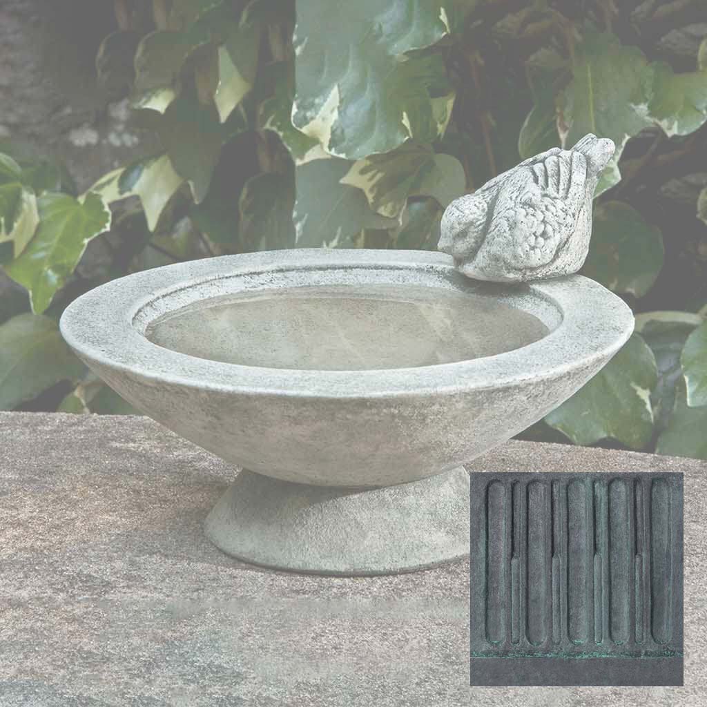 Campania Songbird's Rest Birdbath - B-140 - Image 10