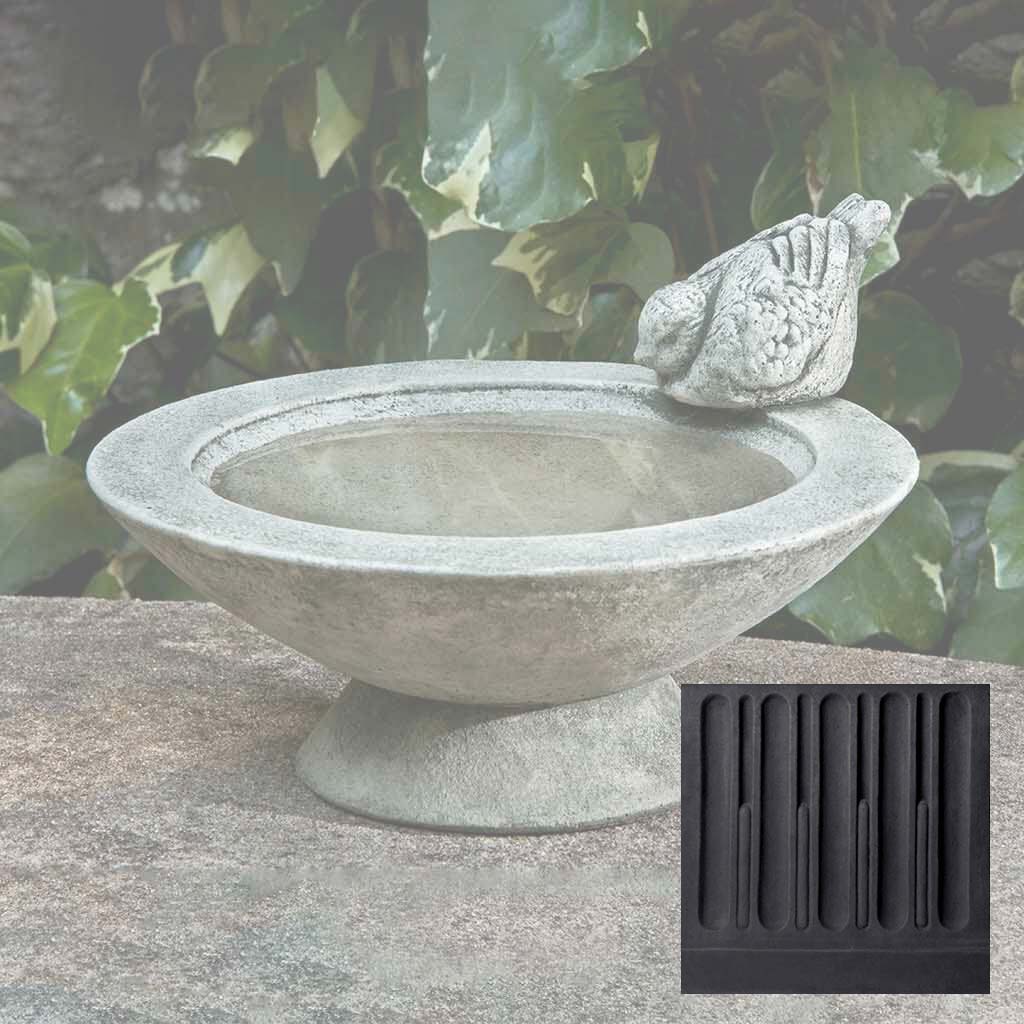Campania Songbird's Rest Birdbath - B-140 - Image 12