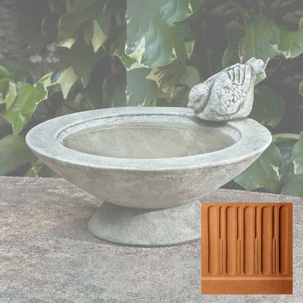 Campania Songbird's Rest Birdbath - B-140 - Image 14