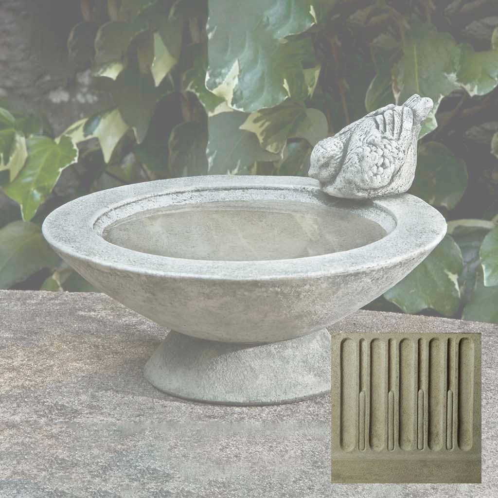 Campania Songbird's Rest Birdbath - B-140 - Image 16