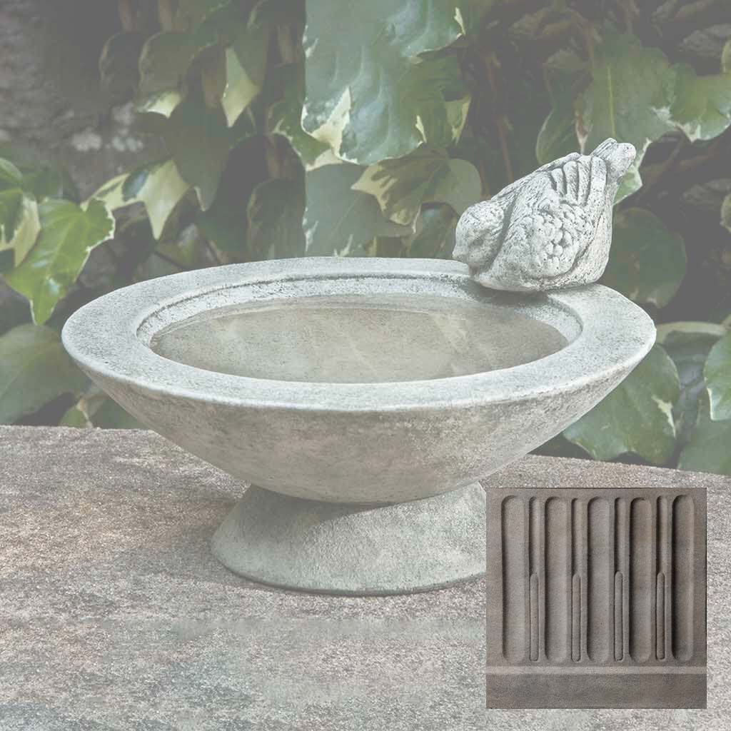 Campania Songbird's Rest Birdbath - B-140 - Image 5