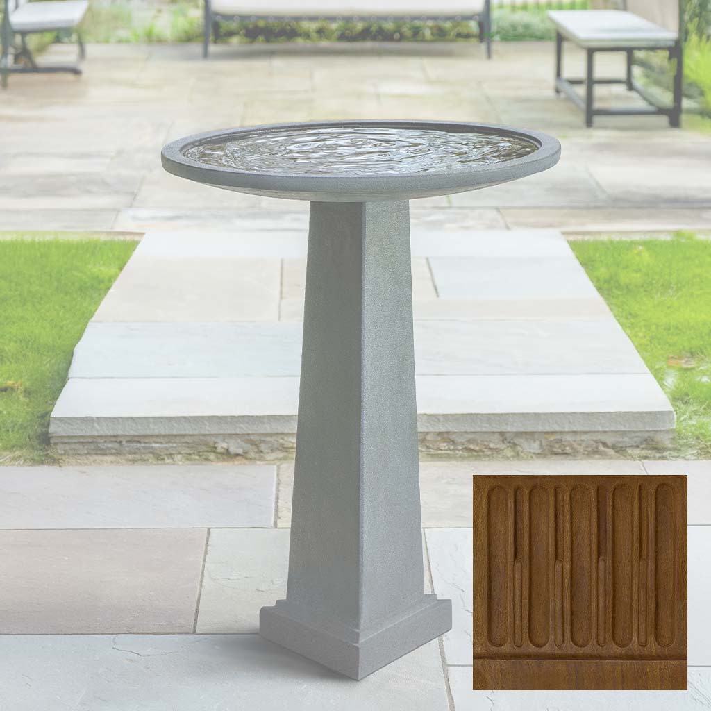 Campania Spire Birdbath - B-212 - Image 13